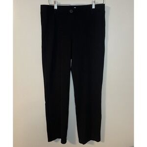 Betabrand‎ Straight Leg Pocket Dress Pant Yoga Pants Black Petite Large Women's